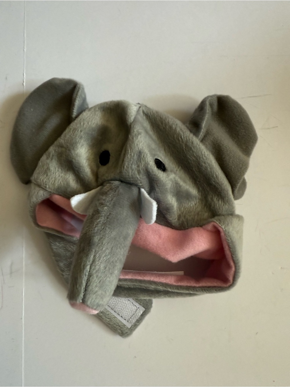Elephant dog costume / hat. Size one size